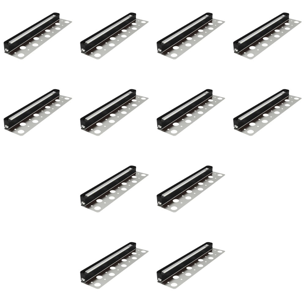 Outdoor Landscape Lighting LED 12V Low Voltage STB25 4x/8x/12x 7W 5CCT Heavy Duty Cast Aluminum Fixture with Stainless Steel Bracket LED 12V Low Voltage Landscape Lighting 12 Pack