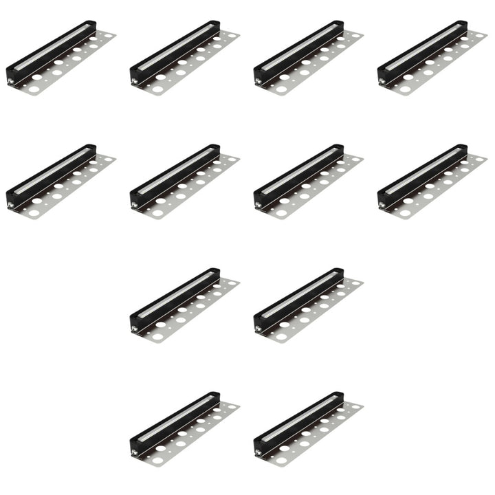 Outdoor Landscape Lighting LED 12V Low Voltage STB25 4x/8x/12x 7W 5CCT Heavy Duty Cast Aluminum Fixture with Stainless Steel Bracket LED 12V Low Voltage Landscape Lighting 12 Pack