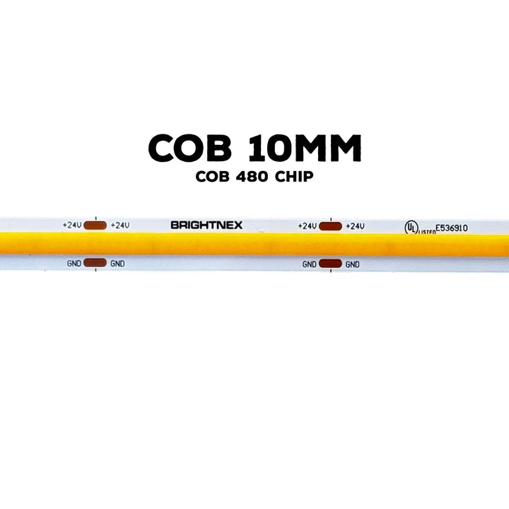 Outdoor Landscape Lighting LED 12V Low Voltage SLD04 16ft/32ft/82ft Dotless Single Color Linear 3.05W/ft for 8mm | 4.27W/ft for 10mm LED Strip Lights Low Voltage FCOB DC24V Tape Light