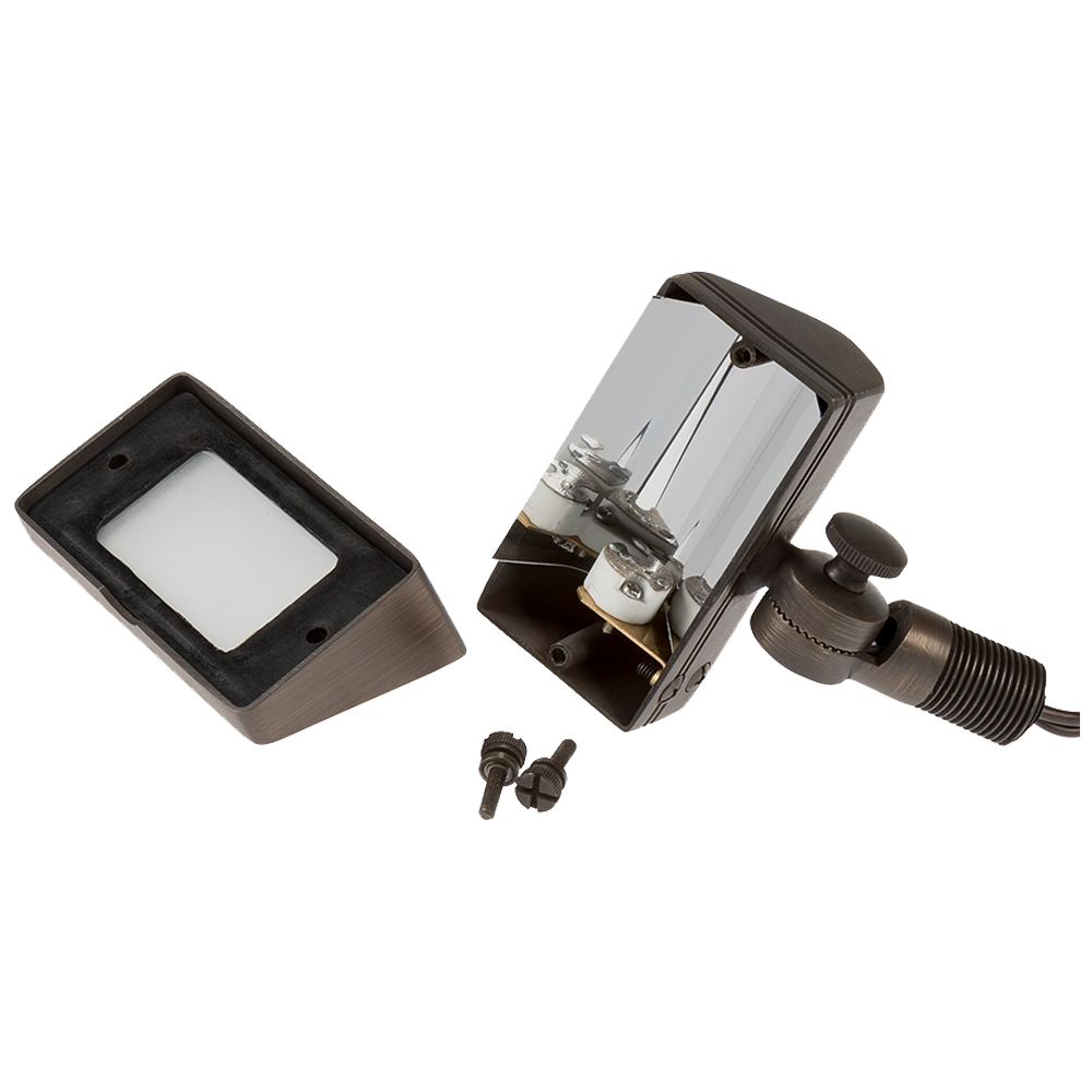 Outdoor Landscape Lighting LED 12V Low Voltage FPB01 Cast Brass Floodlight | Lamp Ready12V Low Voltage Landscape Light G4 Socket