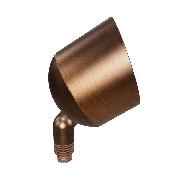 SPB07 Cast Brass Floodlight | Lamp Ready 12V Low Voltage Landscape Light MR16 Socket