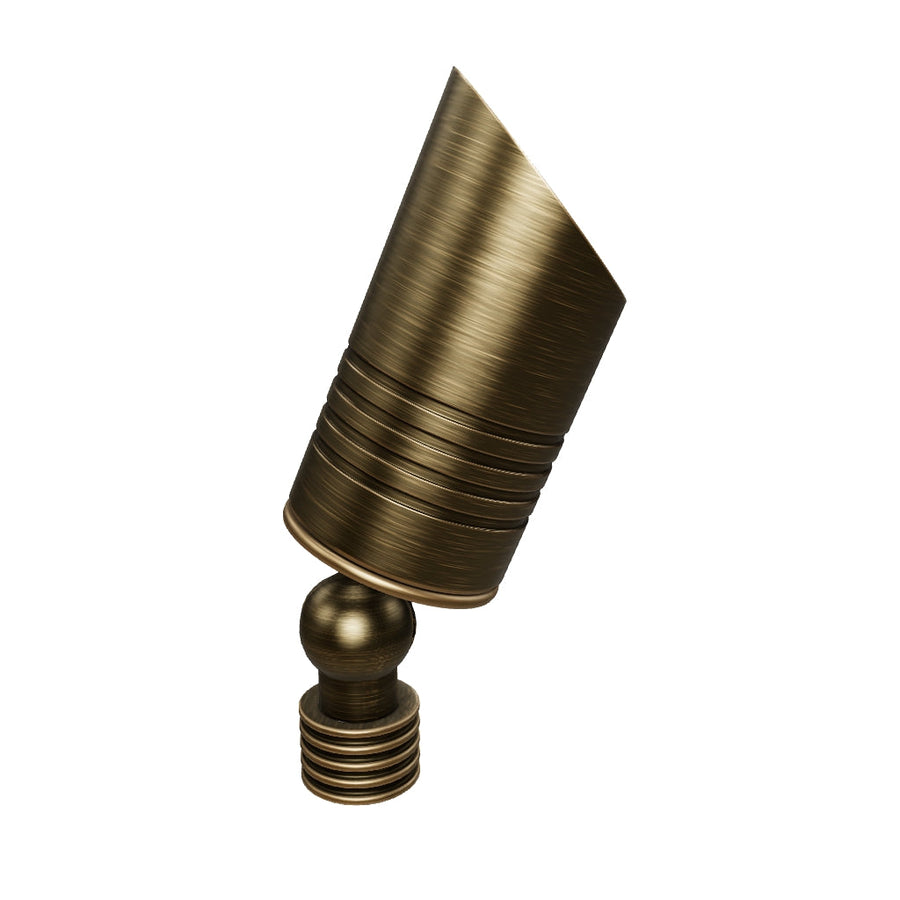 SPB09 12V Low Voltage LED Outdoor Landscape Cast Brass Spotlight MR16 Socket