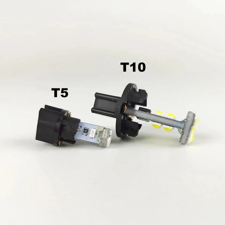 Outdoor Landscape Lighting LED 12V Low Voltage 20-Pack T10/W5W Twist Lock Bulb Sockets - Heat-Resistant Wedge Base Replacement Holders