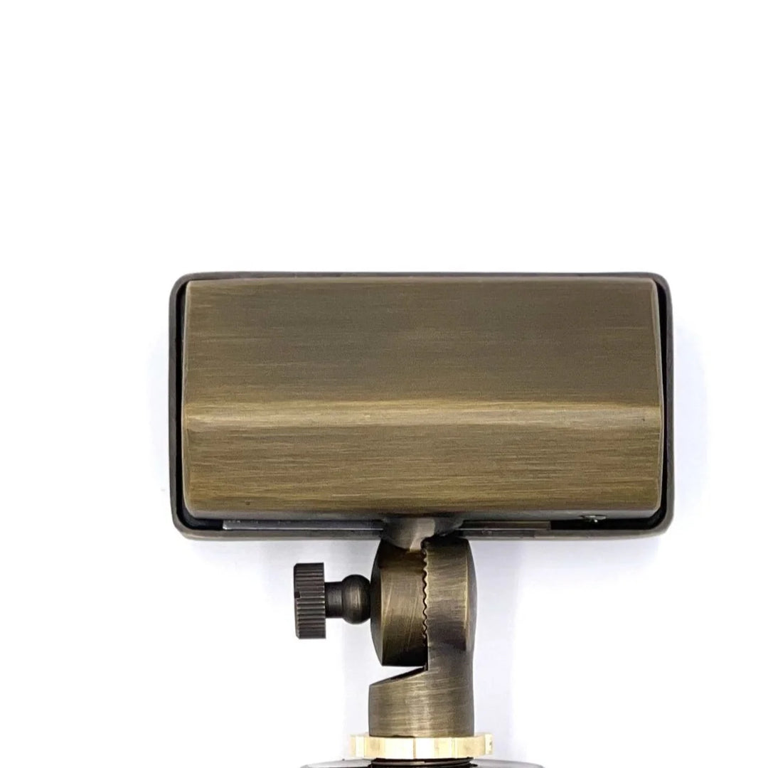 Outdoor Landscape Lighting LED 12V Low Voltage FLBP02 Tulay Antique Brass Squared Floodlight Low Voltage Landscape Lighting