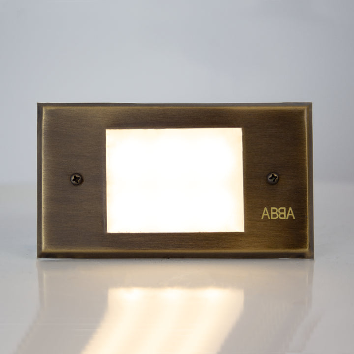 Outdoor Landscape Lighting LED 12V Low Voltage STB11 Cast Brass 5.5" Step Light | 1.5W 3000K Warm White Integrated LED 12V Low Voltage Landscape Light