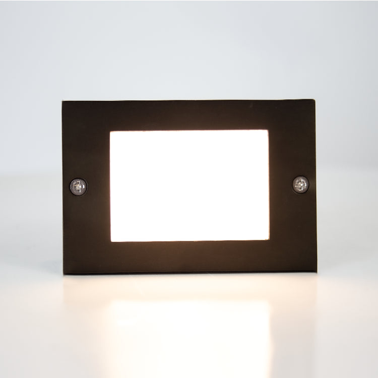 Outdoor Landscape Lighting LED 12V Low Voltage STB15 Cast Brass 4.5" Step Light | Lamp Ready 12V Low Voltage Landscape Light
