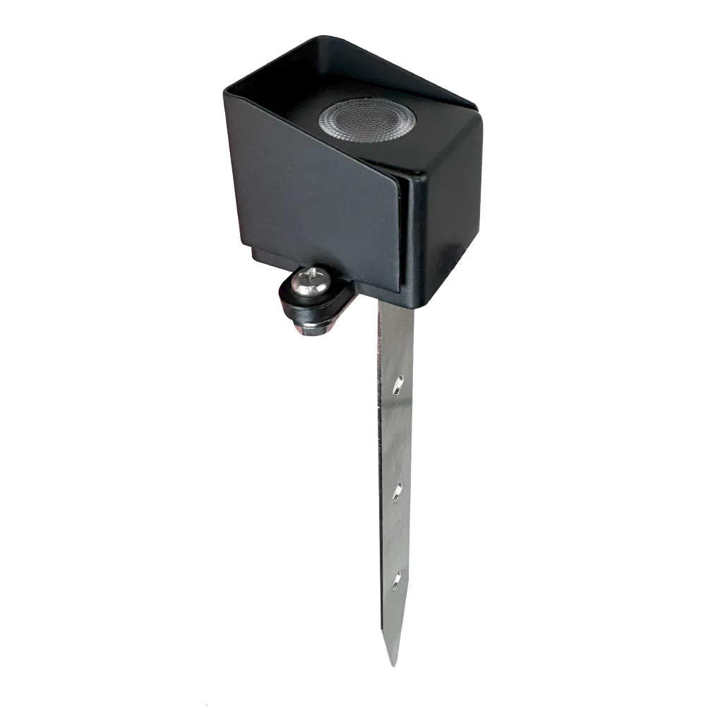 Outdoor Landscape Lighting LED 12V Low Voltage STB22 3W 3000K 240LM Cast Brass LED Mini Step Light with Stainless Steel Stake 12V Low Voltage Landscape Lighting