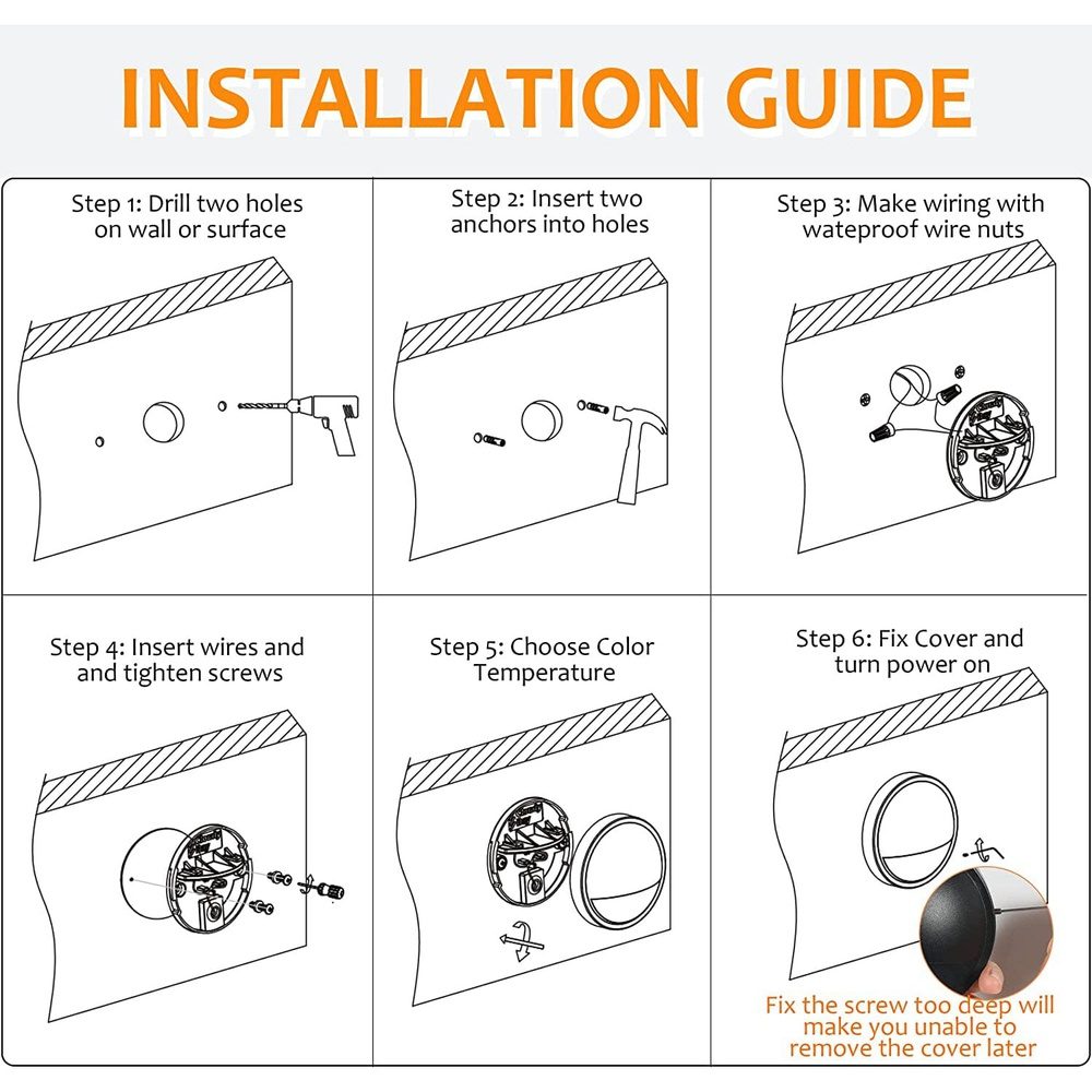 Outdoor Landscape Lighting LED 12V Low Voltage DLAC02 12-Pack 3CCT 3W Black Low Voltage LED Outdoor Half Moon Deck Lights Package, 12V LED Step Patio Landscape Lights