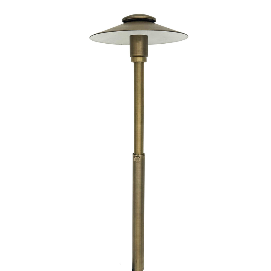 Outdoor Landscape Lighting LED 12V Low Voltage BPLP06 Stelvio Antique Brass Adjustable Path Light Low Voltage Outdoor Lighting
