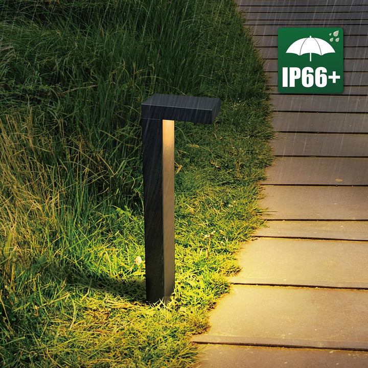 Outdoor Landscape Lighting LED 12V Low Voltage ALPR19 4-Pack 3W RGBCW Bluetooth Smart LED Landscape Pathway Light Package, 9-15V Low Voltage Modern Path Lights