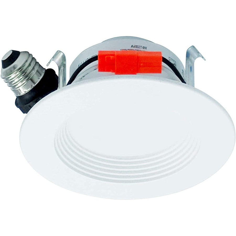 Outdoor Landscape Lighting LED 12V Low Voltage AH Lighting 4" LED Selectable 5CCT 9W Recessed Baffled Retrofit Kit Reflector