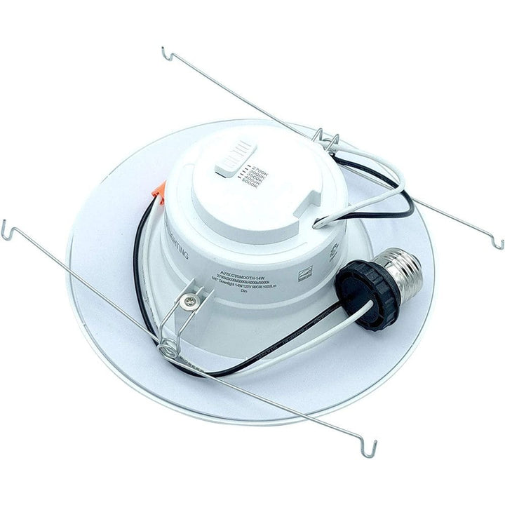 Outdoor Landscape Lighting LED 12V Low Voltage AH Lighting A7 6" 30 Pack - LED Selectable 5CCT 14W Recessed Baffled Retrofit Kit Reflector Package