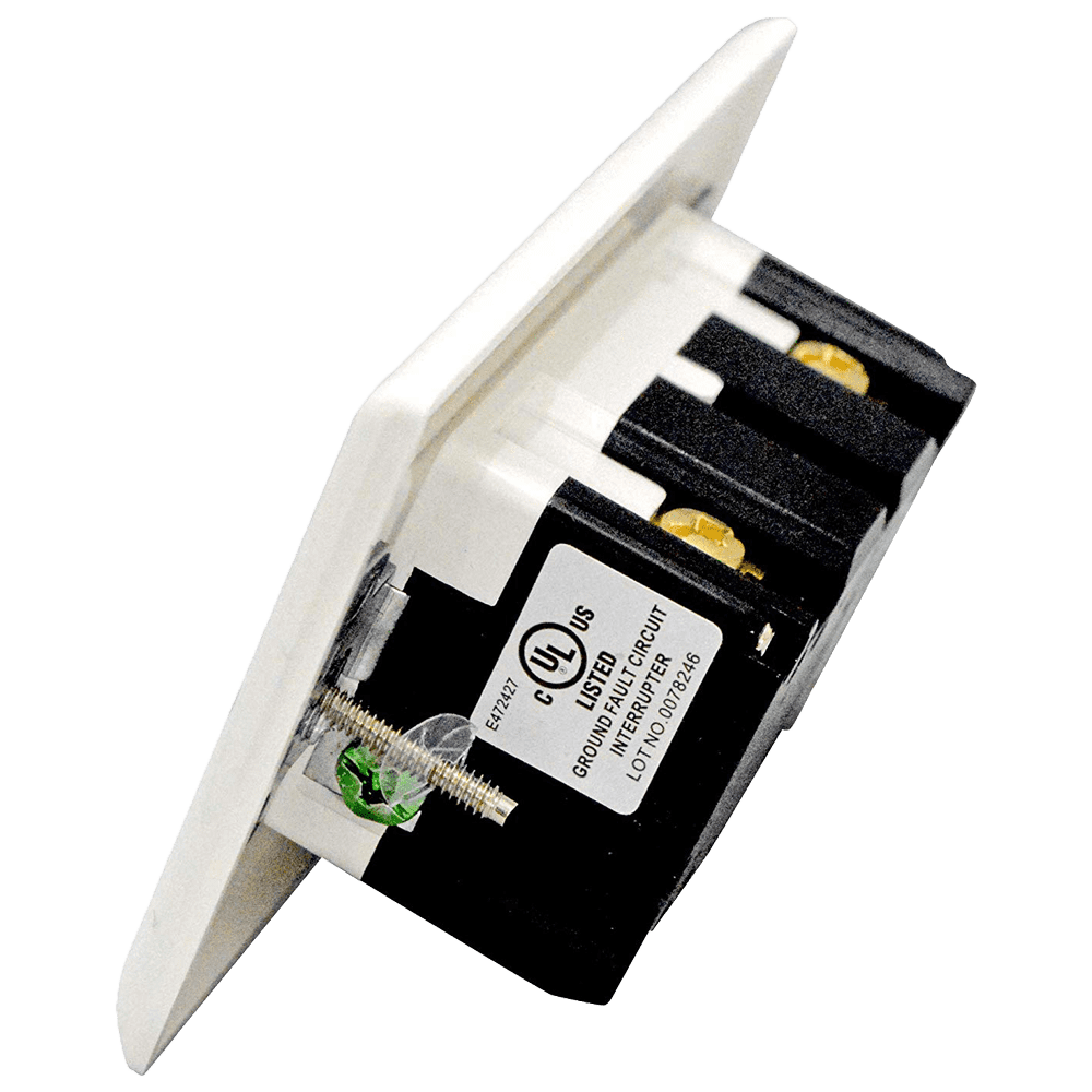 Outdoor Landscape Lighting LED 12V Low Voltage AH Lighting GFCI 15Amp Tamper Resistant - Self Test (UL943) White