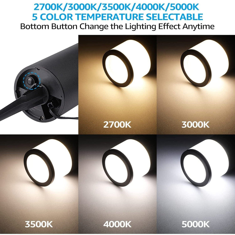 Outdoor Landscape Lighting LED 12V Low Voltage ALPCC08 8-Pack 4.5W 5CCT LED Landscape Pathway Light Package, 12V Low Voltage Modern Path Lights