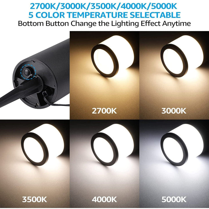 Outdoor Landscape Lighting LED 12V Low Voltage ALPCC08 8-Pack 4.5W 5CCT LED Landscape Pathway Light Package, 12V Low Voltage Modern Path Lights