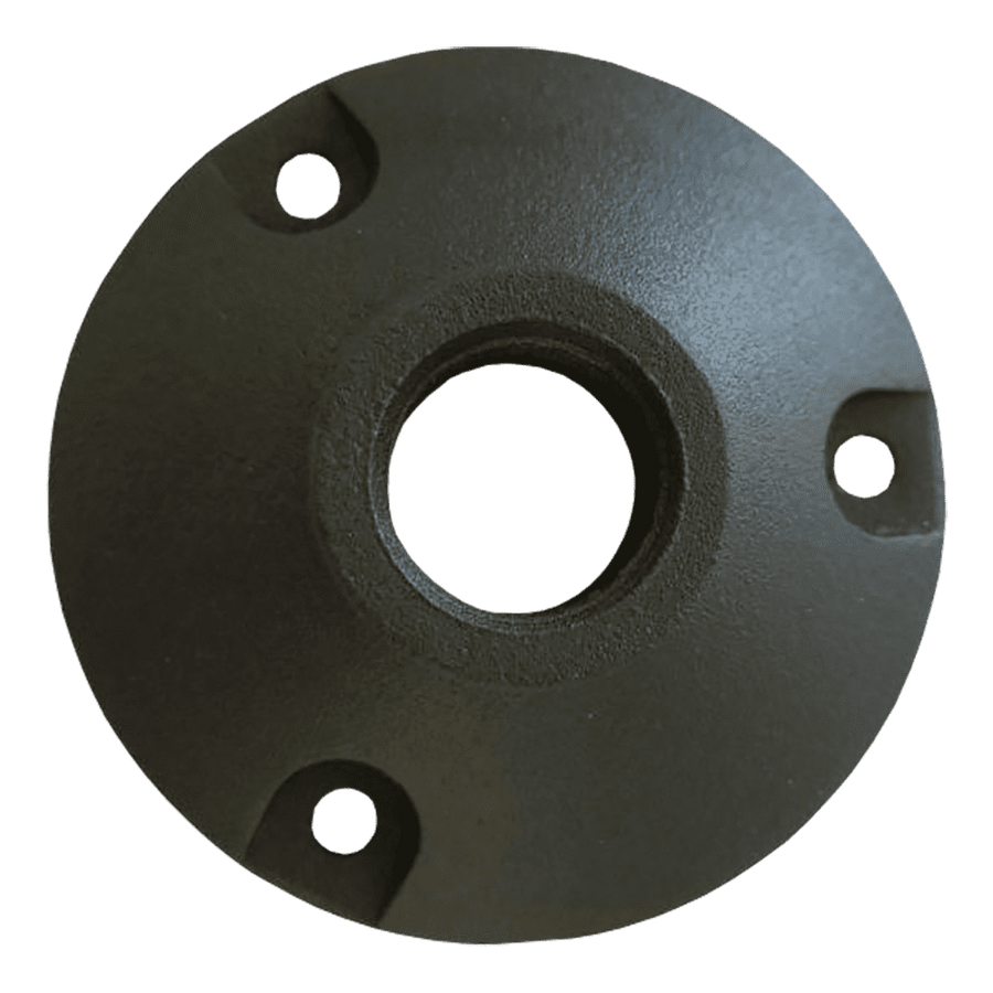 Outdoor Landscape Lighting LED 12V Low Voltage AP1 Cast Aluminum Round Surface Mount Tree Bracket | Landscape Lighting Accessory Black