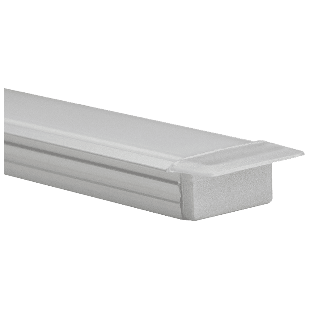 Outdoor Landscape Lighting LED 12V Low Voltage AP44M 8 ft Aluminum Channel Flush Mount 0.70″(W) x 0.31″(H) for LED Strip Lights | 10 Pack