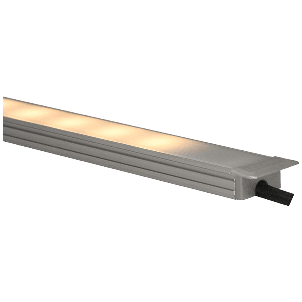 Outdoor Landscape Lighting LED 12V Low Voltage AP44M 8 ft Aluminum Channel Flush Mount 0.70″(W) x 0.31″(H) for LED Strip Lights | 10 Pack
