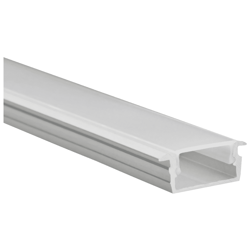 Outdoor Landscape Lighting LED 12V Low Voltage AP44M 8 ft Aluminum Channel Flush Mount 0.70″(W) x 0.31″(H) for LED Strip Lights | 10 Pack