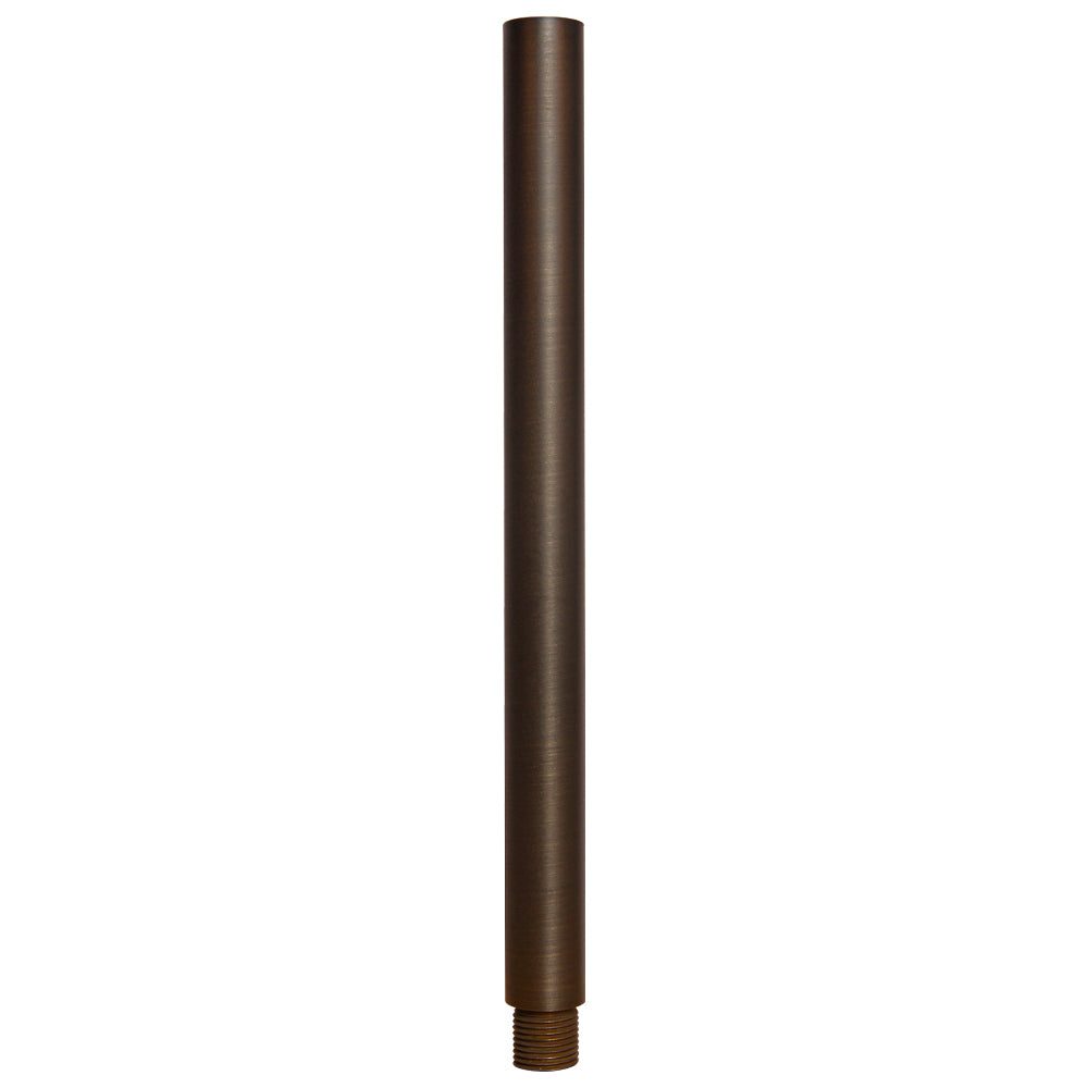 Outdoor Landscape Lighting LED 12V Low Voltage BPE Cast Brass Post Extension 6", 12" or 24" | Landscape Lighting Accessory Dark Brass 12"
