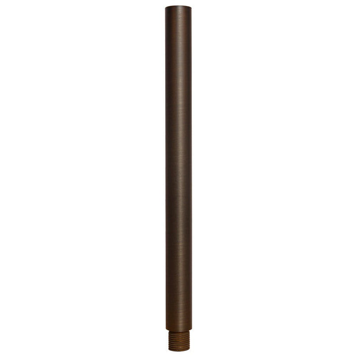 Outdoor Landscape Lighting LED 12V Low Voltage BPE Cast Brass Post Extension 6", 12" or 24" | Landscape Lighting Accessory Dark Brass 12"