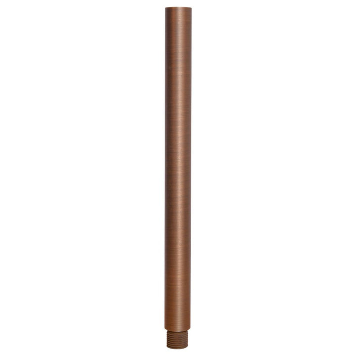 Outdoor Landscape Lighting LED 12V Low Voltage BPE Cast Brass Post Extension 6", 12" or 24" | Landscape Lighting Accessory Natural Brass 12"