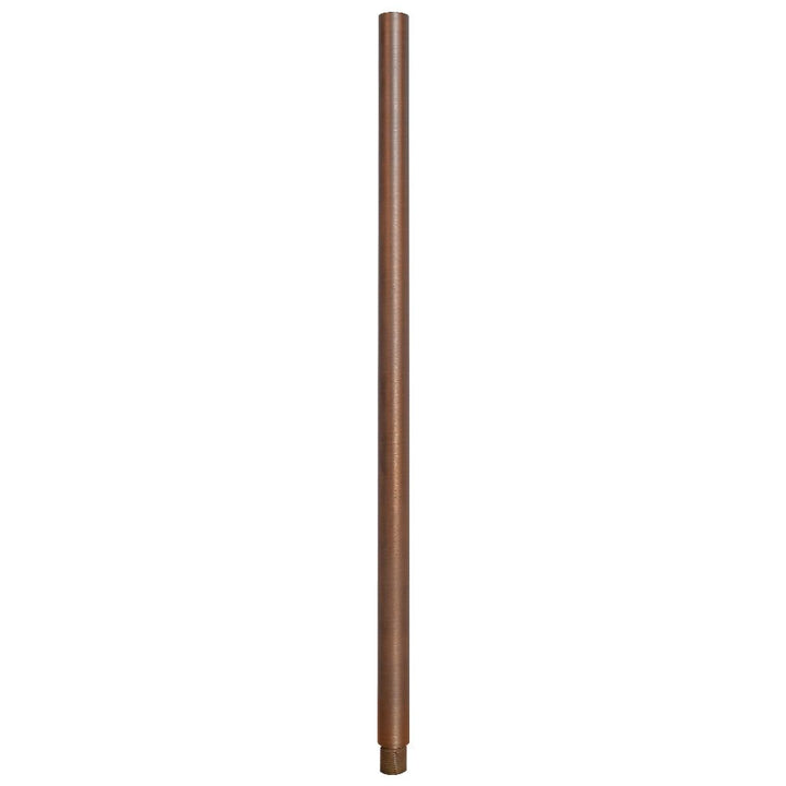 Outdoor Landscape Lighting LED 12V Low Voltage BPE Cast Brass Post Extension 6", 12" or 24" | Landscape Lighting Accessory Natural Brass 24"