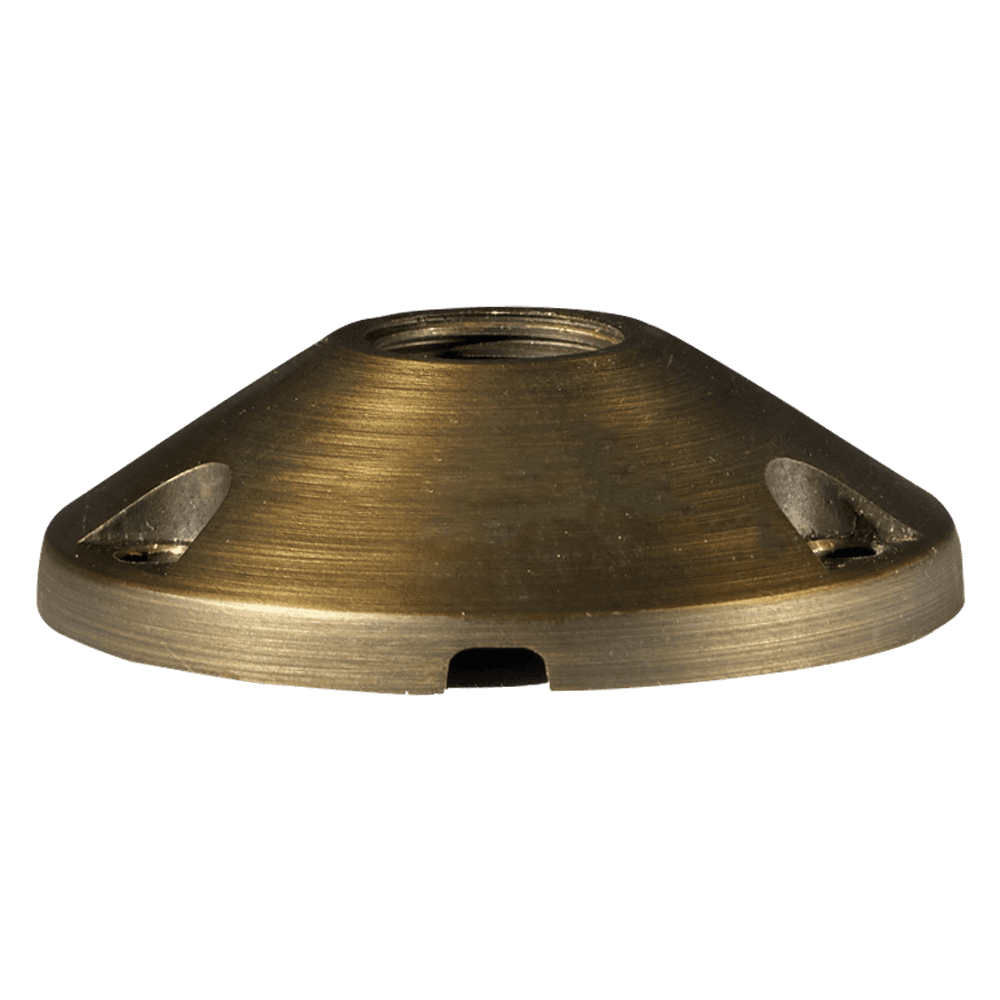 Outdoor Landscape Lighting LED 12V Low Voltage BP1 Cast Brass Round Surface Mount Tree Bracket | Landscape Lighting Accessory