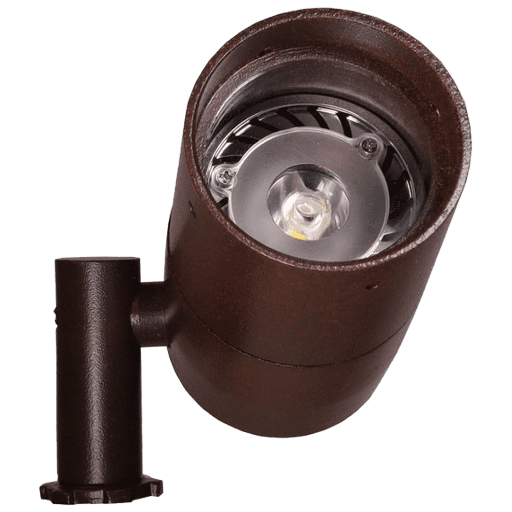 Outdoor Landscape Lighting LED 12V Low Voltage KL103 Cast Aluminum Spotlight | Lamp Ready Low Voltage Landscape Light