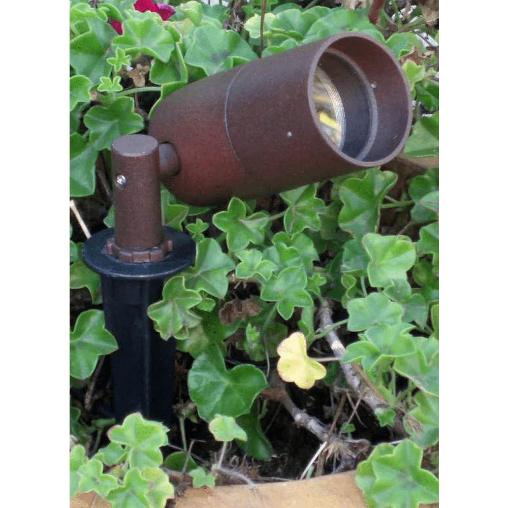 Outdoor Landscape Lighting LED 12V Low Voltage KL103 Cast Aluminum Spotlight | Lamp Ready Low Voltage Landscape Light