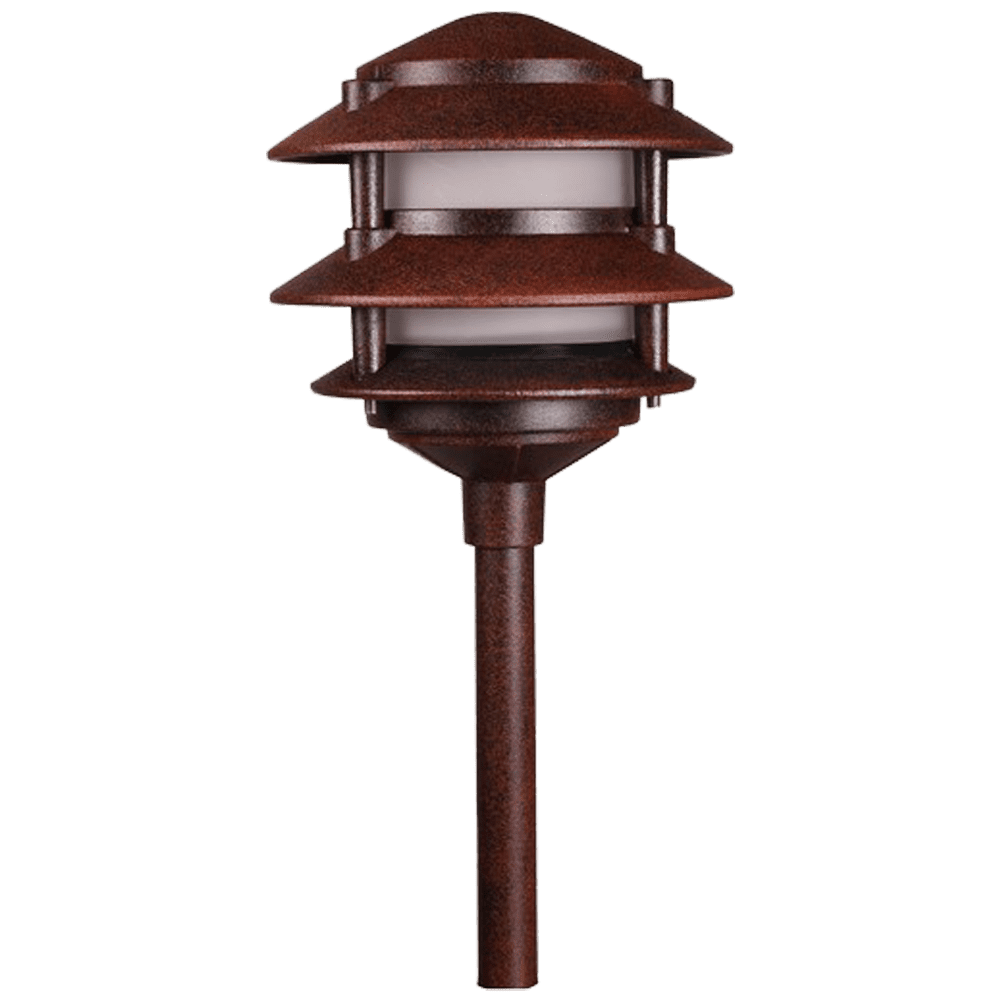 Outdoor Landscape Lighting LED 12V Low Voltage KL302 Cast Aluminum Path Light | Lamp Ready 12V Low Voltage Landscape Light Brown