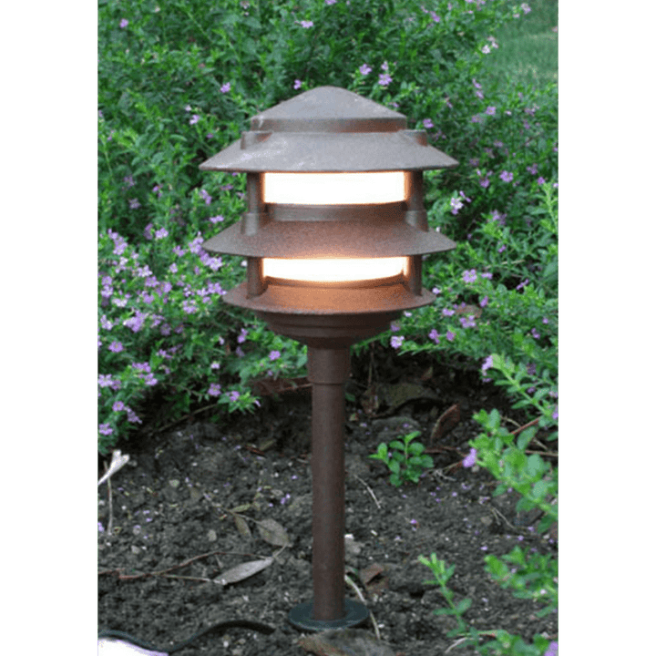 Outdoor Landscape Lighting LED 12V Low Voltage KL302 Cast Aluminum Path Light | Lamp Ready 12V Low Voltage Landscape Light