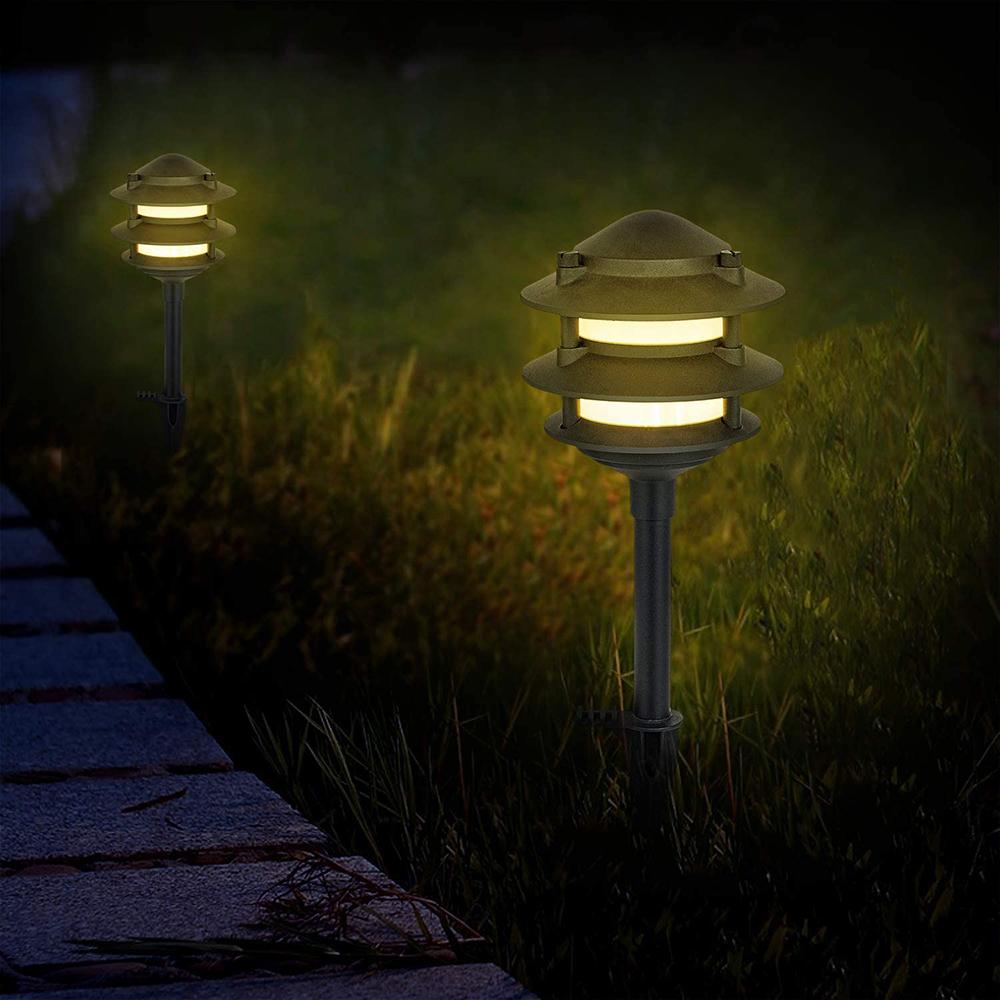 Outdoor Landscape Lighting LED 12V Low Voltage KL302 Cast Aluminum Path Light | Lamp Ready 12V Low Voltage Landscape Light