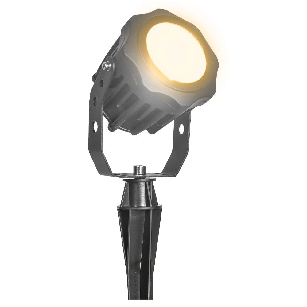 Outdoor Landscape Lighting LED 12V Low Voltage CD20 Cast Aluminum Spotlight | 20W Integrated LED 12V Low Voltage Landscape Light 3000K Warm White
