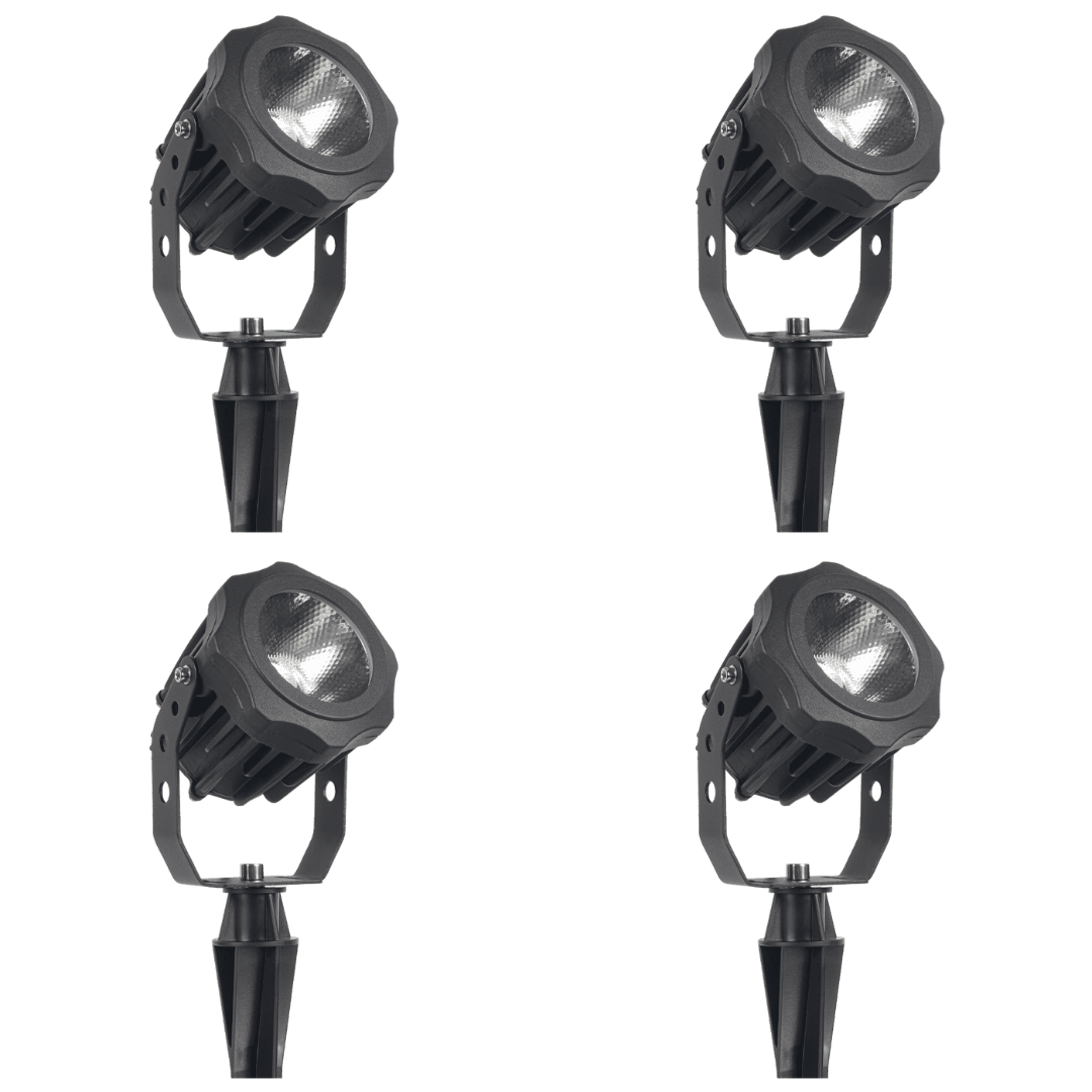 Outdoor Landscape Lighting LED 12V Low Voltage CD20 4x/8x/12x Package 20W 12V Low Voltage Ground LED Aluminum Spotlight Waterproof Outdoor Fixture 3000K / 5000K 4 Pack