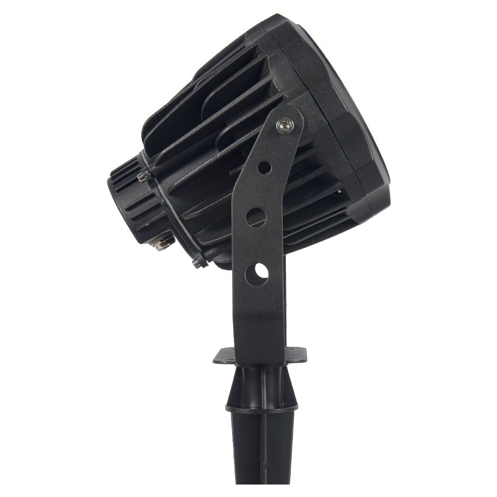 Outdoor Landscape Lighting LED 12V Low Voltage CD30 Cast Aluminum Spotlight | 30W 3000K Warm White Integrated LED AC12V Low Voltage Landscape Light