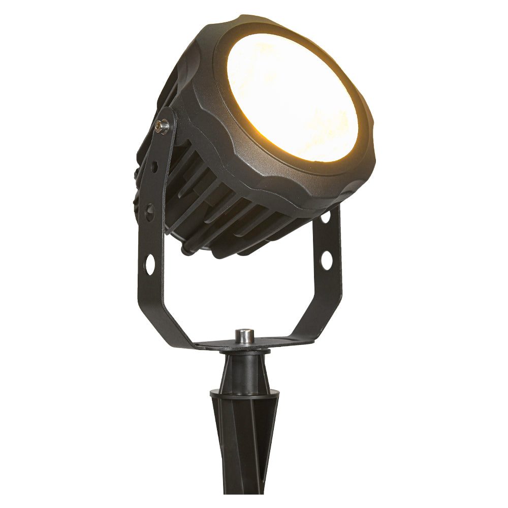 Outdoor Landscape Lighting LED 12V Low Voltage CD30 Cast Aluminum Spotlight | 30W 3000K Warm White Integrated LED AC12V Low Voltage Landscape Light