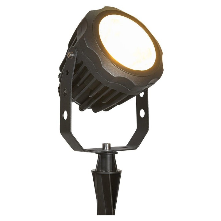 Outdoor Landscape Lighting LED 12V Low Voltage CD30 Cast Aluminum Spotlight | 30W 3000K Warm White Integrated LED AC12V Low Voltage Landscape Light