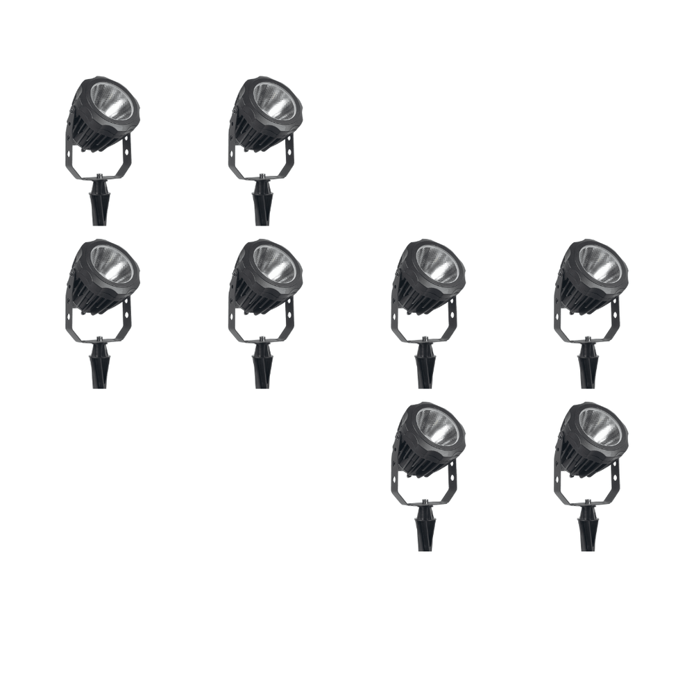 Outdoor Landscape Lighting LED 12V Low Voltage CD30 4x/8x/12x Package 30W 12V Low Voltage LED Outdoor Aluminum Spotlight Directional Narrow Beam Angle 8 Pack