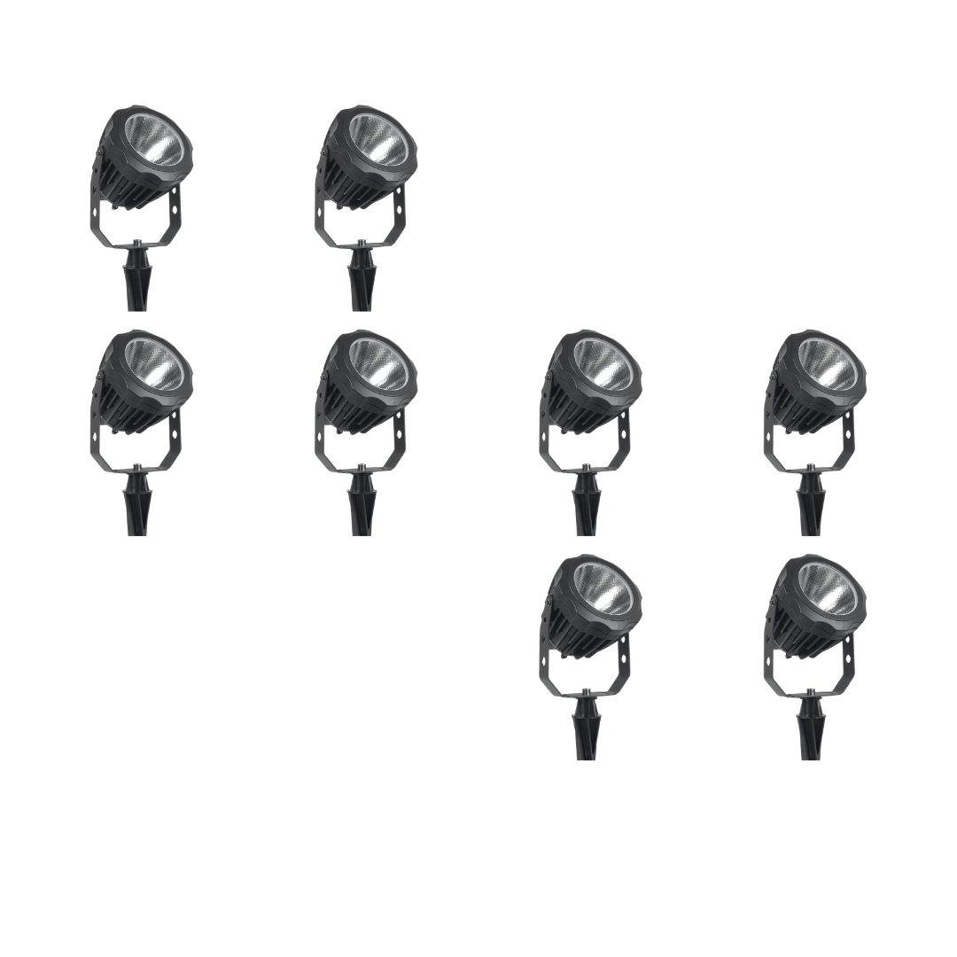 Outdoor Landscape Lighting LED 12V Low Voltage CD30 4x/8x/12x Package 30W 12V Low Voltage LED Outdoor Aluminum Spotlight Directional Narrow Beam Angle 8 Pack