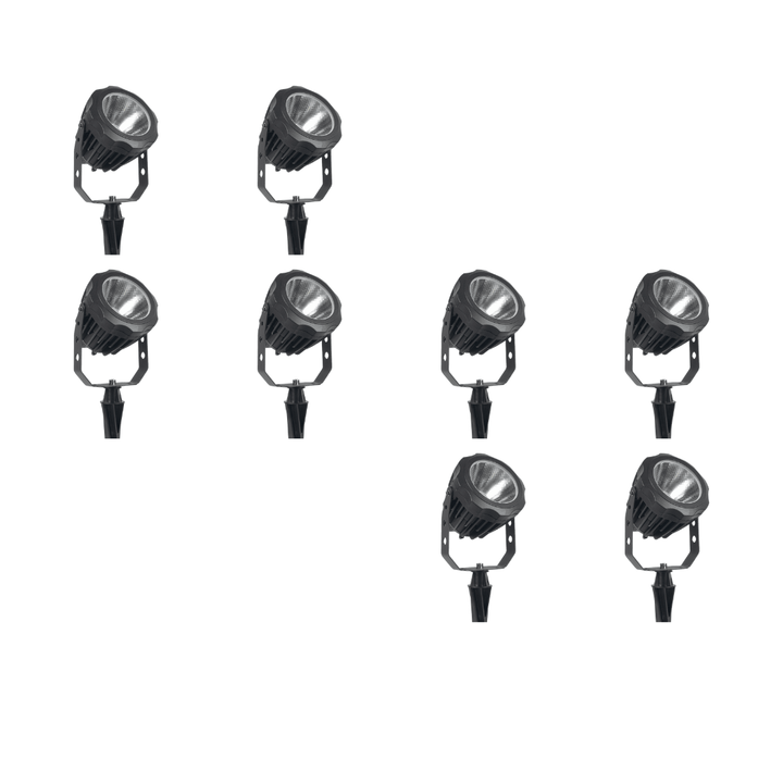 Outdoor Landscape Lighting LED 12V Low Voltage CD30 4x/8x/12x Package 30W 12V Low Voltage LED Outdoor Aluminum Spotlight Directional Narrow Beam Angle 8 Pack