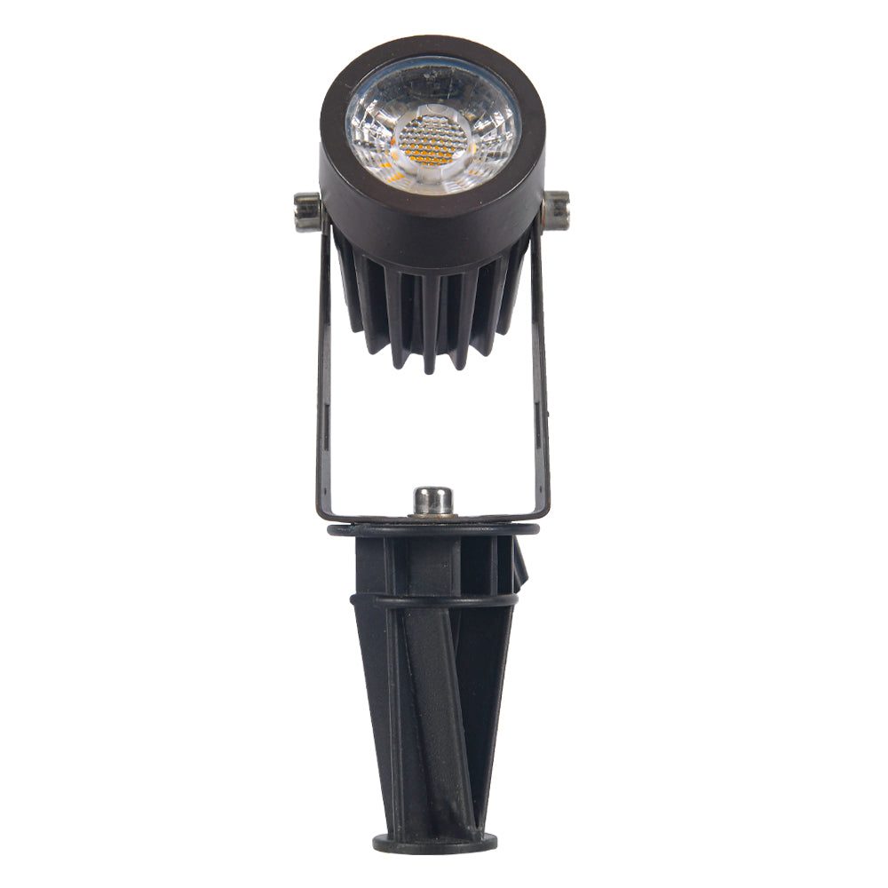Outdoor Landscape Lighting LED 12V Low Voltage CD43 Cast Aluminum Spotlight | 5W 3000K Warm White Integrated LED 12V Low Voltage Landscape Light