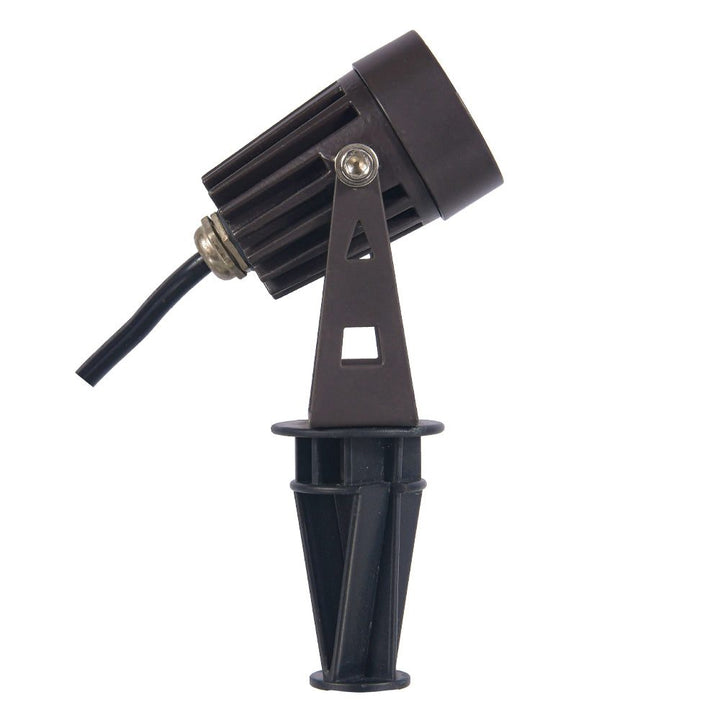 Outdoor Landscape Lighting LED 12V Low Voltage CD43 Cast Aluminum Spotlight | 5W 3000K Warm White Integrated LED 12V Low Voltage Landscape Light