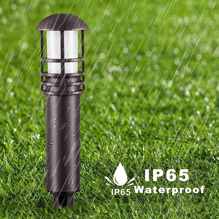 Outdoor Landscape Lighting LED 12V Low Voltage CDPA55 Cast Aluminum Path Light | 3W 3000K Warm White Integrated LED 12V Low Voltage Landscape Light