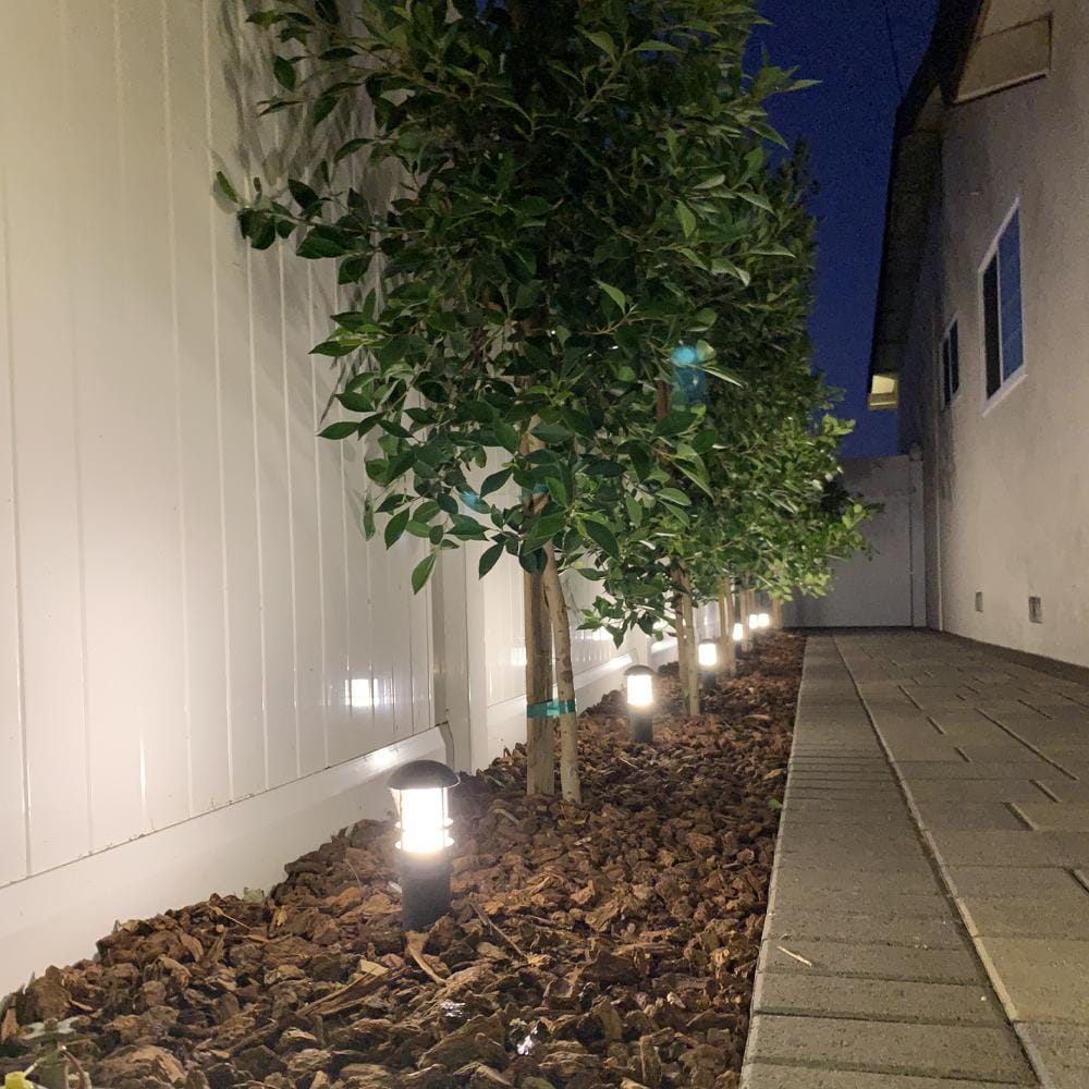 Outdoor Landscape Lighting LED 12V Low Voltage CDPA55 Cast Aluminum Path Light | 3W 3000K Warm White Integrated LED 12V Low Voltage Landscape Light