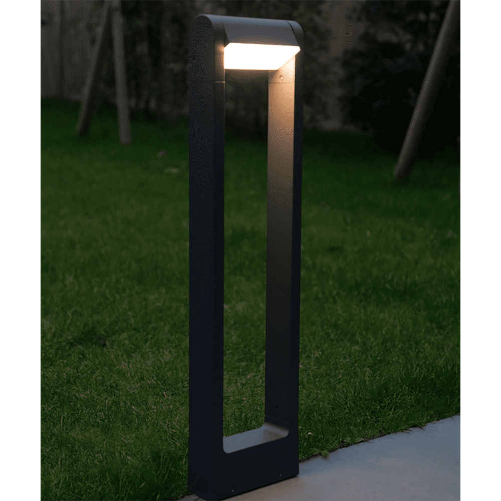 Outdoor Landscape Lighting LED 12V Low Voltage CDPA56 4x/8x/12x Package 8W 12V Low Voltage LED Rectangular Adjustable Bollard Landscape Aluminum Pathway Lighting