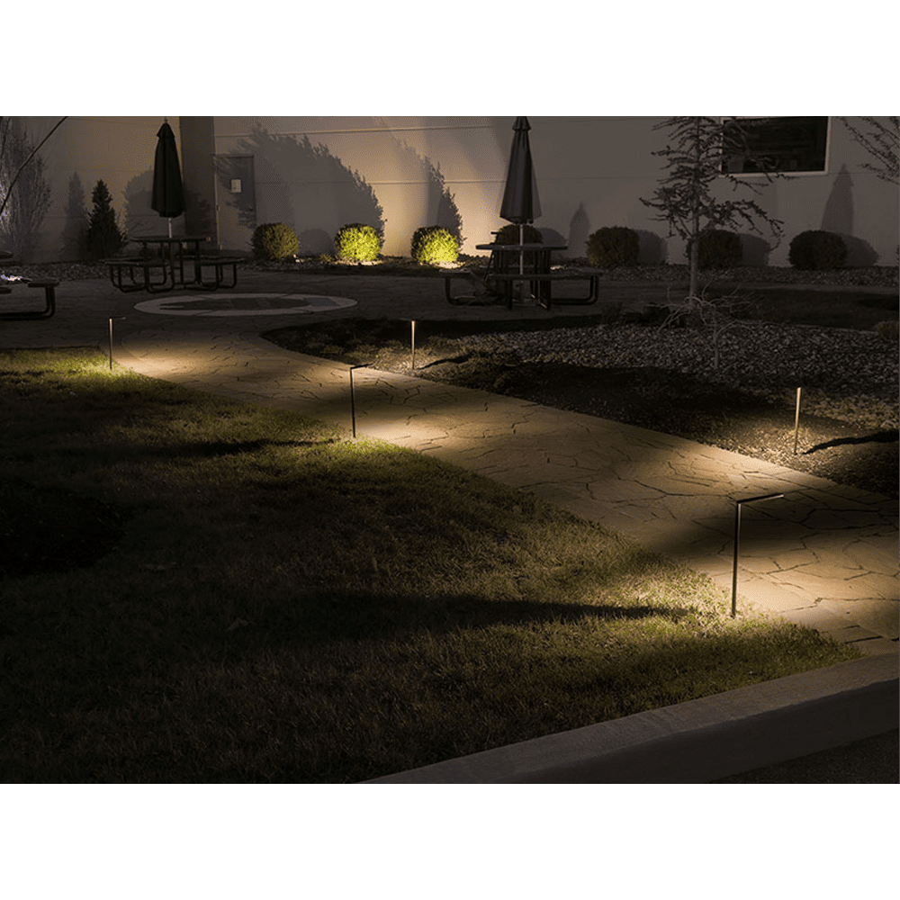Outdoor Landscape Lighting LED 12V Low Voltage CDPA57 Cast Aluminum Path Light | 3W 3000K Warm White Integrated LED 12V Low Voltage Landscape Light