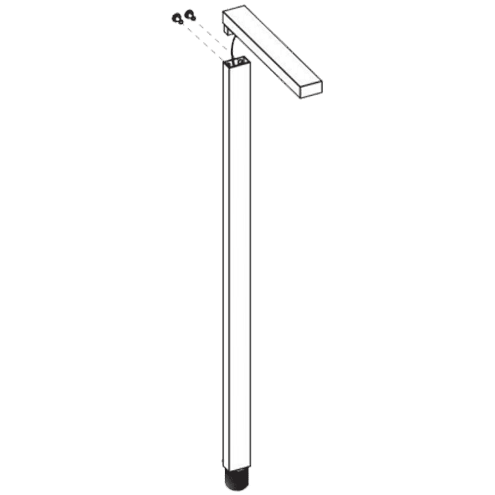 Outdoor Landscape Lighting LED 12V Low Voltage CDPA57 4x/8x/12x Package 12V Low Voltage Aluminum LED Rectangular Bollard Path Light