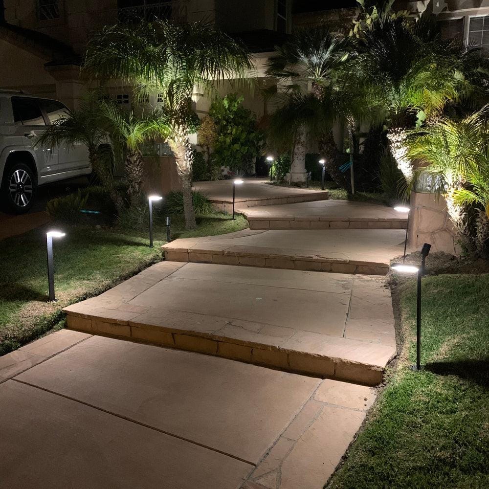 Outdoor Landscape Lighting LED 12V Low Voltage CDPS58 4x/8x/12x Package 3W Stainless Steel Directional Pathway Light LED Bollard Landscape Lighting 12V Low Voltage