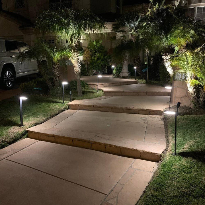 Outdoor Landscape Lighting LED 12V Low Voltage CDPS58 4x/8x/12x Package 3W Stainless Steel Directional Pathway Light LED Bollard Landscape Lighting 12V Low Voltage
